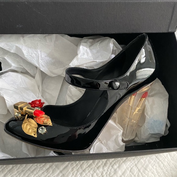 Dolce & Gabbana heals, state-of-the-art heal. One of a kind,cute black Maryjanes - Picture 8 of 16